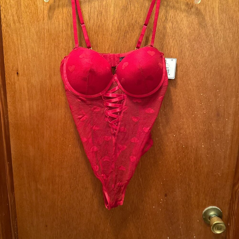 NWT Red Teddy (lingerie) size XL